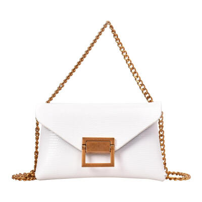 

Solid Color Shoulder Waist Handbags PU Leather Women Chain Crossbody Bags