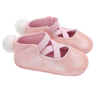 

Baby Infant Kids Girl Leather Soft Sole Crib Toddler Newborn Shoes