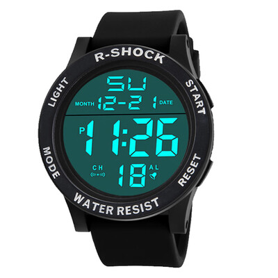 

2017 Men Chic Wrist Waterproof Electronic Date Rubber Sport Watch