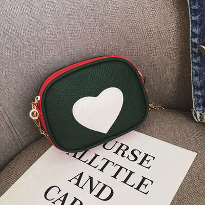 

Hot Girls Cute Love Heart Crossbody Bags for Women 2018 Shoulder Bag Handbag Soft PU Leather Women Messenger Bags High Capacity