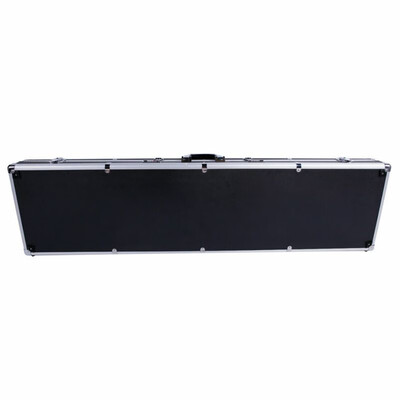

53" Long Aluminum Locking Rifle Gun Case Lock Shotgun Storage Box Carry Case With 2 Combination Lock