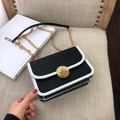 

Senior sense bag female 2019 new tide western style texture chain bag fashion Messenger bag wild ins shoulder bag