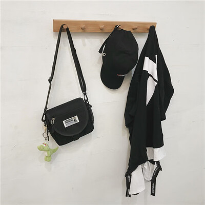 

Baggage Canvas Baggage Girls One Shoulder Skew Baggage Sports Men Chao Boys Student