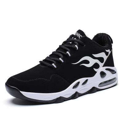 

Increase mens wear-resistant sneakers boys high-top basketball shoes non-slip boots large size