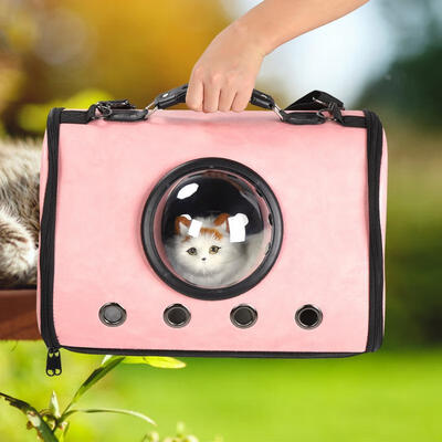 

Greensen Fashion Portable Pet Bag Cat Small Dog Transparent Carrier Bag Shoulder Travel Bags For Puppy