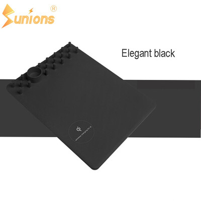 

SUNIONS Multi-purpose wireless charging mouse pad PU material 16258