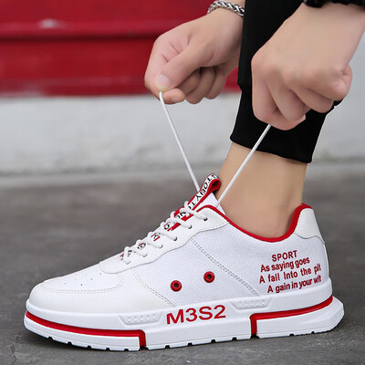 

Spiritual society guys mens shoes summer breathable small white flat bottom shoes Korean version of the trend of summer canvas thin section tide shoes