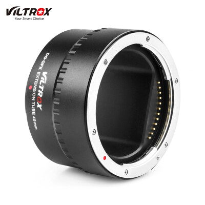 

Viltrox DG-GFX 45mm Automatic Electronic Macro Extension Tube Adapter Ring Metal Electrical Contacts Support TTL Auto Focus AF AE