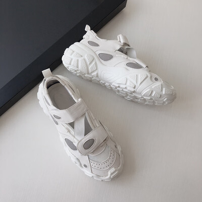 

Sports shoes woman summer breathable Korean version of 100 thick-soled father shoes retro magic paste casual womens shoes