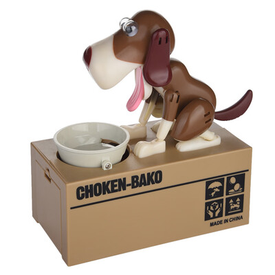 

My Dog Bank Robotic Coin Munching Toy Money Box Saving Box Childrens Bank