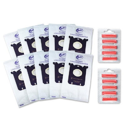 

10Pcs Dust Bags 10Pcs2 Sets Fragrance Sticks for PHILIPS FC8202 FC8204 Vacuum Cleaner Replacement Parts
