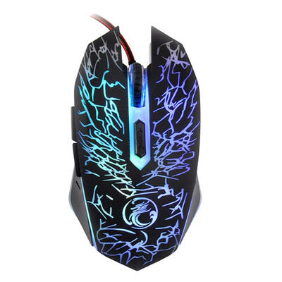 

iMICE Gaming Mouse Wired USB Game Mice 6 Button LED Luminous Computer Mice