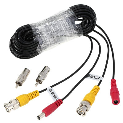 

32ft BNC DC Connector Video Power Siamese Cable 4pcslot for CCTV Camera DVR