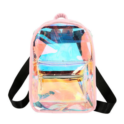 

Women Backpack PU Leather Laser Travel Casual Gril School Bags Shoulder Bag