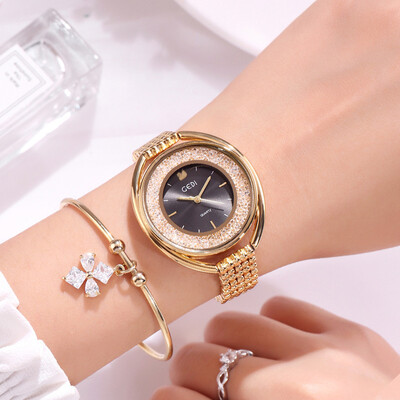 

Trend simple&elegant ladies belt watch students wild casual watches