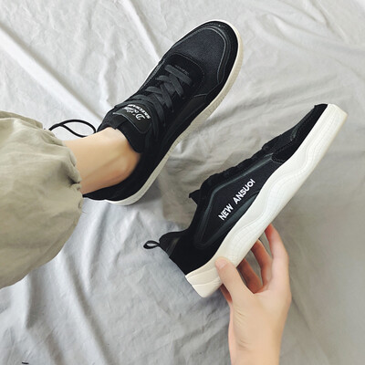 

Autumn Korean version of board shoes mens youth breathable sports casual shoes trend mens shoes students Joker mesh tide shoes