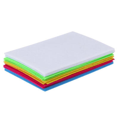 

20pcs Colorful Non Woven Fabric Felt Cloth DIY Bundle for Craft Sewing Doll