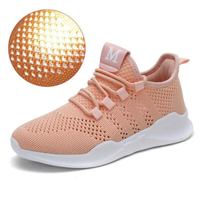 

YUNXICAIHONG Cutout Breathable White Shoes 7692