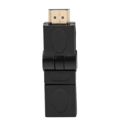 

360 Degree Free Rotation HDMI Male to HDMI Female Adapter Cable Connector