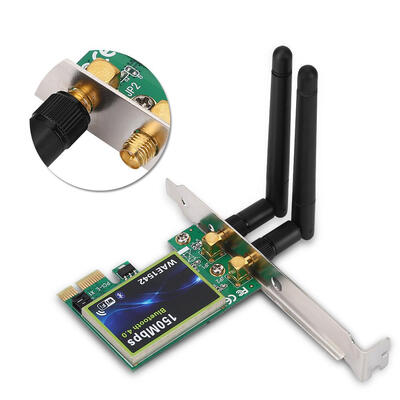 

Greensen 150M Bluetooth 40 PCI-E Wireless WiFi Adapter Card 24G 2 Antennaswireless card wifi card