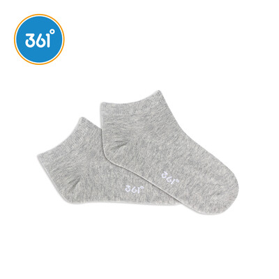 

361° 361 degrees childrens flat socks 2019 new boys&girls comfortable breathable sports socks student socks N11911302 gray 5