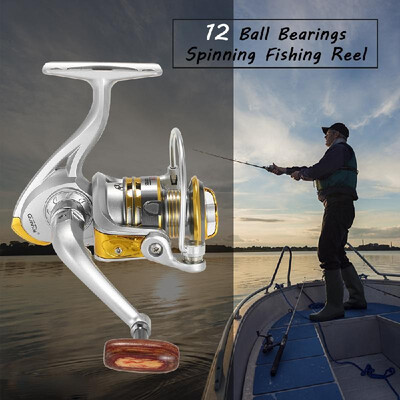 

12 BB Spinning Fishing Reel 511 Gear Ratio Fishing Reel for River Lake Sea Fishing
