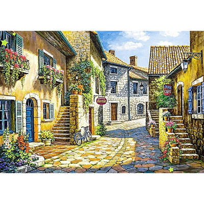 

5D DIY Full Drill Diamond Painting Sunshine Street Cross Stitch Embroidery
