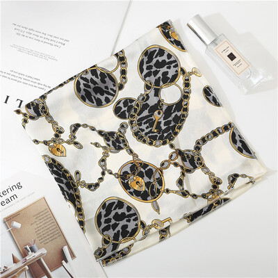 

Explosion models 50x50cm small square scarf female silk scarf Korean wild professional flight attendant small scarf decorative fashion small scarf
