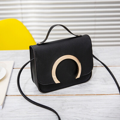 

Tailored Women Fashion Pure Color Leather Messenger Shoulder Bag Chest Bag