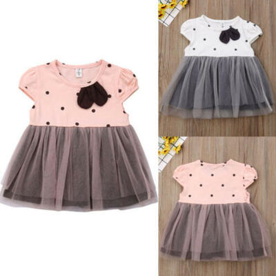 

Kids Baby Girl Princess Dress Kid Baby Party Pageant Tulle Tutu Dresses US