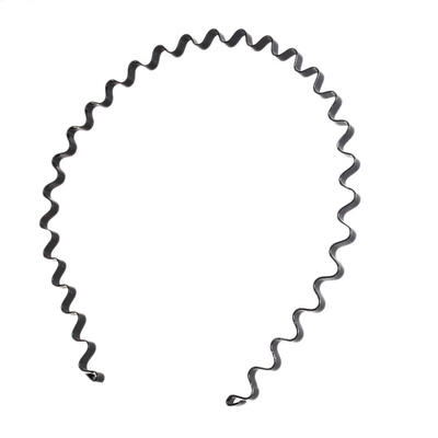 

Fashion Spiral Waved Metal Sports Hairband Men Women Hair Hoop Headwear