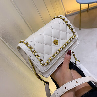 

Girls small bag new Korean version of the rhombic chain single shoulder Messenger bag fashion wild small square package