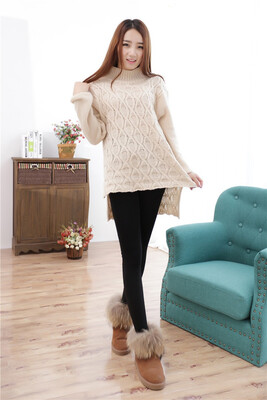 

Leggings women autumn&winter pile thickening 350 grams of leggings to protect the waist winter warm step outside wear