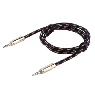 

35mm Male to Male Braided Audio Cable AUX Cord for MP3 Car Stereo Speaker