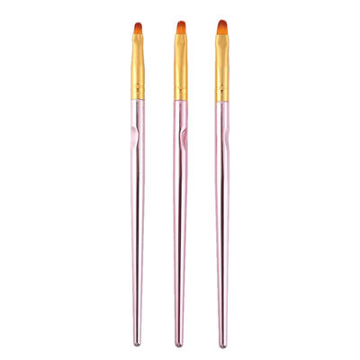 

Electroplated Pink Nail Art Pen Set Painting Flowers Nail Art Design Tool