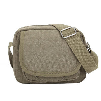 

Men Shoulder Canvas Waist Bag Sports Zipper Casual Crossbody Messenger Bag