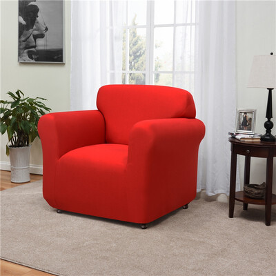 

SUPIN Jersey knit Chair slipcover Polyester&Spandex 1 Seater Cushion Couch CoverSlipcovers Furniture Protectors 7700