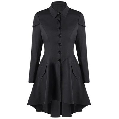 

Button Up Lace Up Cocktail Blouse