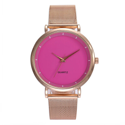 

Minimalist Watch Reloj Mujer Rose Gold Watches Women Fashion 2018 Stainless Steel Bracelet Women Watch montre femme &Ff