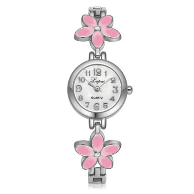 

Delicate Women Watches Roman Numerals Dial Ladies Luxury Quartz Wristwatch Fashion Flower Bracelet Strap Clock Reloj Mujer