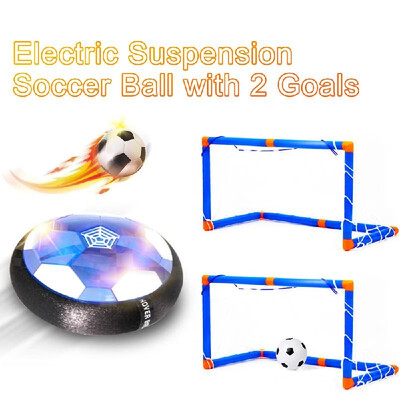 

Hover Soccer Ball Electric Suspension Soccer LED Suspension air Cushion Soccer with 2 Goals Indoor Outdoor Sports Toys for Kids
