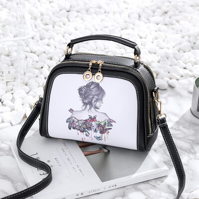 

Womens new Korean fashion Joker ladies personality explosions girl shoulder Messenger bag