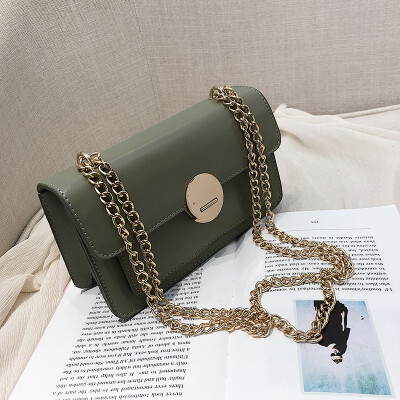 

Advanced sense bag foreign air female bag new 2019 Korean version of the tide simple chain shoulder bag texture diagonal cross small square bag