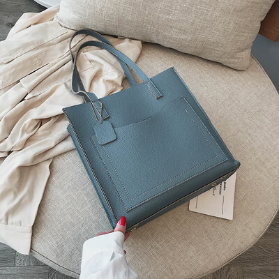 

Senior retro bag women 2019 new Korean version of high-capacity shoulder bag foreign style handbag tote bag