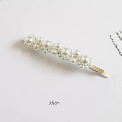 

Ins Fashion Pearl Hairpin Headwear Hair Clips for Women Temperament Elegant Sweet Hairpin Hair Styling Accessories Hair Pins