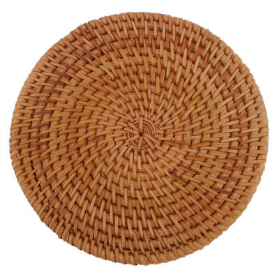 

Greensen Rattan Placemats Straw Cup Dining Table Mat Heat Insulation Pot Holder Kitchen Accessory