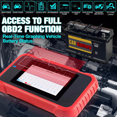 

LAUNCH X431 CRP129E obd2 eobd code reader Scanner support Engine ABS SRS ATBrake Oil SAS ETS TMPS Reset free update