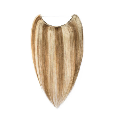 

16"18"20"22" One Piece Straight Remy Human Hair Miracle Secret Invisible Wire Hair Extensions No Clip No Glue 1pcs