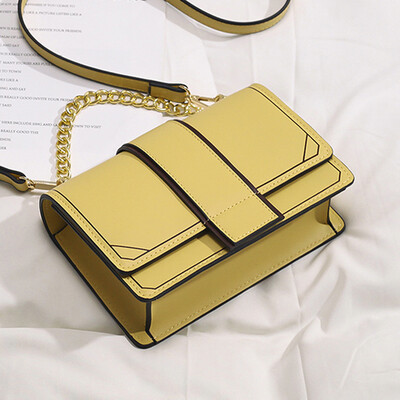 

Womens 2019 spring&summer new trendy Korean version of the fashion 100 small square bag single shoulder oblique span bag hand