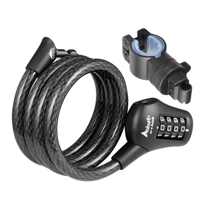 

Auburn 7059 bicycle lock mountain bike lock bicycle dead fly anti-theft lock 4 locks electric battery lock accessories riding equipment